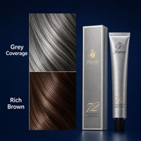 Crème colorante pour cheveux professionnelle sans PPD, sans ammoniaque, sans peroxyde, faible odeur, coloration permanente pour salon, 49 couleurs, couvre les cheveux