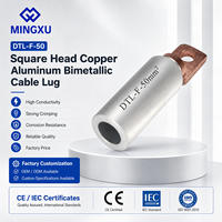 Cosses de câble bimétalliques cuivre-aluminium MINGXU DTL-F 240mm² à sertir à plat, terminaux IEC CE, usine OEM