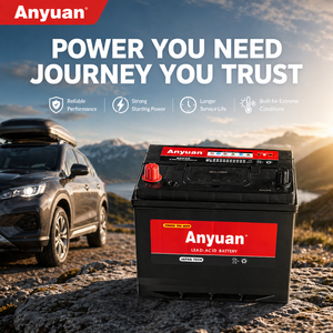 Nueva Batería de Arranque de Plomo-Ácido sin Mantenimiento Anyuan L2400 12V 60Ah 500CCA con 12 Meses de Garantía, Ajuste Universal para Vehículos de Pasajeros - Product Image 3