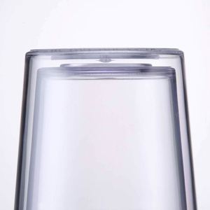 Gobelet isotherme personnalisé transparent 20/24/32/16oz 700ml à double paroi réutilisable sans BPA écologique avec paille pour fêtes - Product Image 3