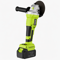Meuleuse d'angle industrielle sans balais 20V 5 pouces 1400W à batterie 0-10000 tr/min pour la réparation et l'entretien des métaux
