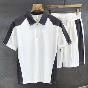 Camiseta Polo de Moda de Fibra de Bambú 100% Ecológica de Alta Gama, Traje Deportivo Informal para Hombre, Conjunto a Juego, Camiseta Nueva y Elegante de Verano - Product Image 6
