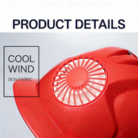 Casque de sécurité solaire pour la construction, casque de chantier ventilé et rafraîchissant avec chargement USB, casque de travail industriel pare-soleil
