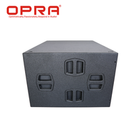 OPRA VE 2181A Subwoofer passif professionnel double 18 pouces, puissance de crête 6000W, 30Hz-120Hz, haut-parleur de basses à SPL élevé pour sonorisation en direct