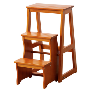 <span class=keywords><strong>Escalera</strong></span> Plegable Multiusos 2 en 1, Diseño Convertible, Certificación EN131, <span class=keywords><strong>Escalera</strong></span> <span class=keywords><strong>de</strong></span> <span class=keywords><strong>Madera</strong></span> <span class=keywords><strong>de</strong></span> <span class=keywords><strong>3</strong></span> <span class=keywords><strong>Peldaños</strong></span> para Cocina, Biblioteca, Aula - Product Image 6