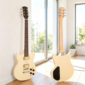 <span class=keywords><strong>Guitarra</strong></span> Eléctrica SG Más Vendida de Fábrica China, Económica, Cuerpo de Álamo, Mástil de Caoba, para Principiantes - Product Image 2