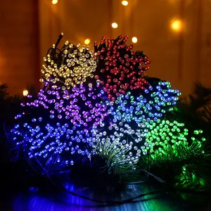 Wholesale Solar String Lights Waterproof LED Christmas Decorative Lights Outdoor Atmosphere String Lights Manufacturers Supply