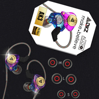 QKZ-auriculares internos AK3 con HIFI, Auriculares deportivos dinámicos con Monitor de DJ, IEM