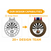 Medalla de Fútbol 3D Personalizada, Medalla de Aleación de Zinc Esmaltada, Medallas Grabadas a Medida para Equipos de Fútbol, Premios para Torneos Deportivos