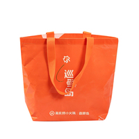 Sac personnalisé coloré grande capacité en bâche RPET laminée imperméable, en matériau recyclé, avec poignée durable et coutures renforcées