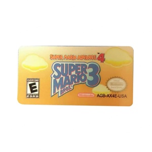 Autocollants pour cartouches de jeux vidéo Super Marlo Advance 3 Yoshi's Island 4 Super Marlo Bros. 3 2 Super Marlo World pour GBA Gameboy - Product Image 2
