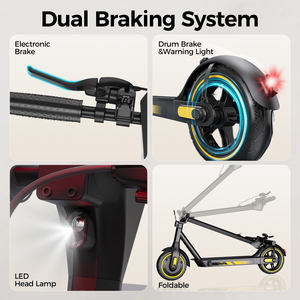 [V10] Patinete Eléctrico [Stock UE/EE. UU.] 500W, Neumático de 10 Pulgadas, Batería de 36V 10.5 Ah, Plegable, Potente - Product Image 2