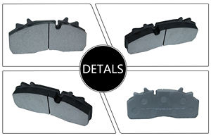 Pièces de système de freinage de camion Terbon WVA 29126/29159, jeu de plaquettes de frein d'essieu avant 3057008000 - Product Image 4