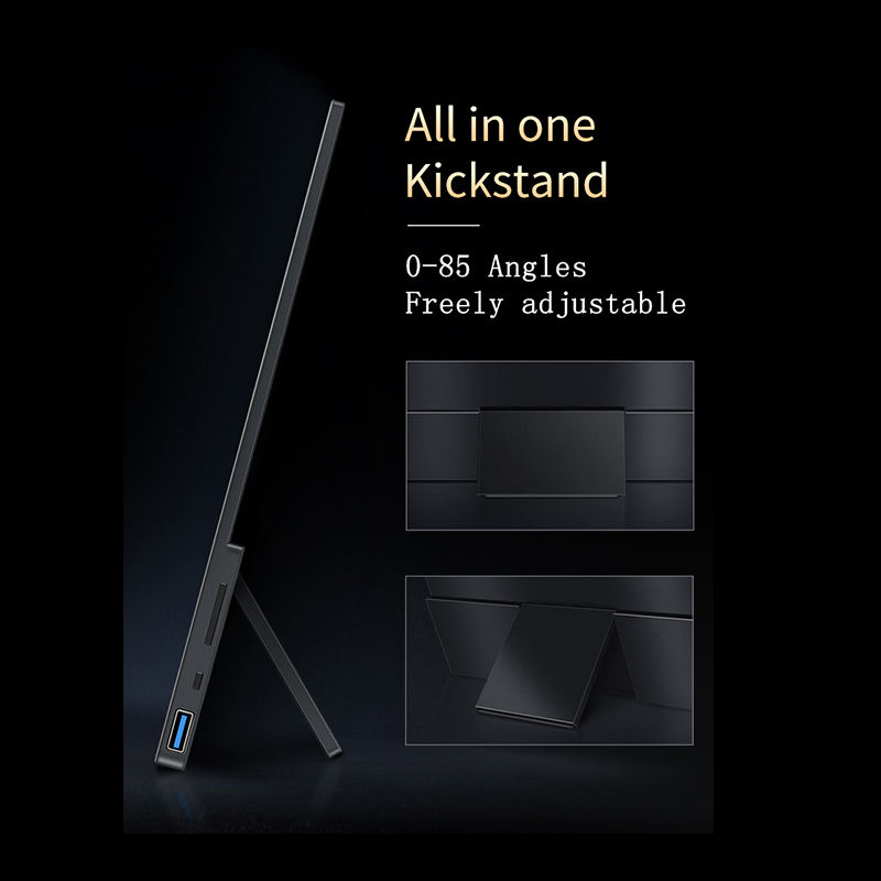 ORANGLES 14-Inch 4K OLED Portable Touchscreen Monitor | Ultra-Thin USB-C Display for Laptop, PC & Mobile Gaming, HDR 100% DCI-P3 (Kuwait) - detailed closeup view - illustrating benefits - Image 3 of 6 | created for all | Shop 14-Inch 4K OLED Portable Touchscreen Monitor | Ultra-Thin USB-C Display for Laptop, PC & Mobile Gaming, HDR 100% DCI-P3 (Kuwait) North Carolina | Free Shipping ORANGLES