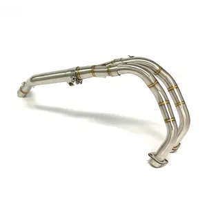 Slip on for <strong>Honda</strong> CBR500 <strong>CB500X</strong> CB500F CBR500R CBR 500 2013-2023 Motorcycle <strong>Exhaust</strong> Escape Modified Front Middle Tube Link Pipe