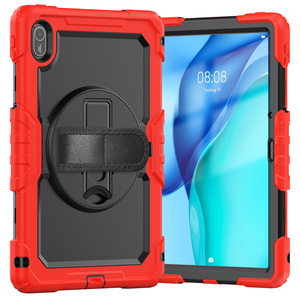 Custodia Protettiva Robusta per <span class=keywords><strong>Tablet</strong></span> <span class=keywords><strong>Huawei</strong></span> Matepad T10 <span class=keywords><strong>T10s</strong></span> 10.1 Pollici in Silicone e PC con Supporto e Tracolla - Product Image 1