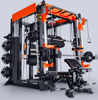 Equipo de Cable Cruzado para Ejercicios de Fuerza, Jaula de Potencia, Soporte para Sentadillas, Gimnasio en Casa, Entrenamiento Multifuncional, Máquina Smith