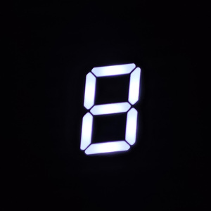 Trắng 0.39 inch 7 đoạn LED hiển thị Màu Đỏ Chữ số duy nhất cho sử dụng trong nhà cho tàu điện ngầm Áp phích kỹ thuật số SDK chức năng OEM - Product Image 2