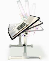 Table d'ordinateur portable pliable et portable, bureau de lit Superjare, plateau de service pour le petit-déjeuner, table de pique-nique miniature portable et ultra légère