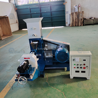 Machine automatique de production de granulés pour l'aquaculture, le traitement nutritionnel des poissons et des crevettes, extrudeuse commerciale de nourriture flottante pour chiens