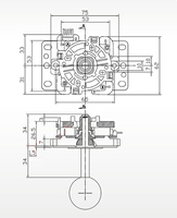 Kit de Joystick d'arcade 8 /4 voies, pièces, de haute qualité, pour borne d'arcade
