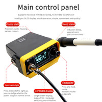 Fer à souder électrique sans fil STM32 V3 T12-A, machine à souder le plastique, batterie Li-Ion Dewalt/Makita/Milwaukee/Devon pour une performance optimale