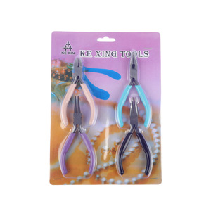 Coupe-fils DIY 4,5 pouces en acier au chrome vanadium, poignées roses, bec pointu, mâchoires lisses pour l'enroulement de fils artisanaux - Product Image 2