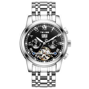 Montres Tevise 2024 Prix d'usine pour hommes Montre-bracelet automatique Montre pilote Acier inoxydable - Product Image 4