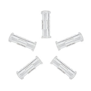 Conector de jeringa desechable de plástico para cebo, conector Luer espiral de doble cabezal, 100 unidades/caja - Product Image 5