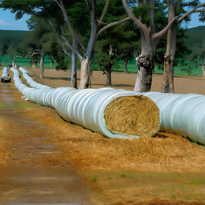 Bolsa de Silo Negra y Blanca, Bolsa de Almacenamiento de Silo de Plástico de Alta Resistencia a los Rayos UV para Alimento de Animales de Granja - Product Image 6