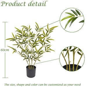 Plantes artificielles <span class=keywords><strong>pas</strong></span> chères Bossion : plantes en pot de bambou artificiel, <span class=keywords><strong>acheter</strong></span> des arbres artificiels - Product Image 2