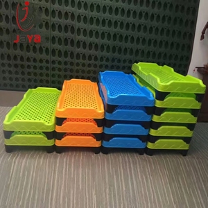 JAYA Fabricante de Camas para Niños, Camas Apilables de Tela para Guardería, Jardín de Infancia y Escuela, Juego de Camas Apilables para Niños - Product Image 1
