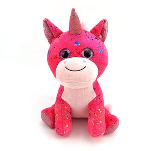 Commercio all'ingrosso 25cm simpatico <span class=keywords><strong>Panda</strong></span> gatto peluche peluche in tessuto dorato Glitter occhi ricamati corpo di cotone e riempimento in cotone PP - Product Image 6