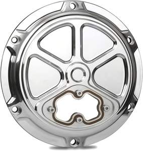 Couvre-carter chromé CNC 6 trous pour Harley Sportster <span class=keywords><strong>1200</strong></span> Custom XL1200C 883 <span class=keywords><strong>SuperLow</strong></span> XL883L 05-19 - Product Image 2