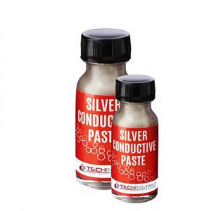 TECHINSTRO ดินน้ำมันนำไฟฟ้าชนิดทิกโซโทรปิกสีเงิน ความทนทานสูง ความหนืด 160-200 KCPS สำหรับซ่อมวงจร PCB ปรับแต่งได้ตามความต้องการของ OEM 1 - Product Image 1