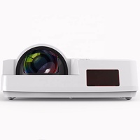 Projecteur numérique 3LCD natif Flyin Factory 10 ans de garantie, courte focale, 3700 ANSI Lumens, 3D intégré, certifié FCC, 1080P intégré