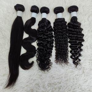 Letsfly - Paquetes de Cabello Humano Virgen Brasileño Liso y Ondulado, Extensiones de Cabello Brasileño 100% Sin Procesar de 10 a 30 Pulgadas - Product Image 1