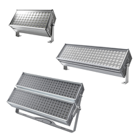 Projecteurs LED carrés d'extérieur à changement de couleur RVB avec indice de protection IP65 pour l'éclairage de façade d'hôtel, contrôle intelligent DMX512