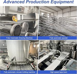 Huamaohengchun 35"L x 35"W x 43"H, 2200lbs SWL, Duffle Top Flat Bottom Heavy Duty Bulk Bag for Industry Agriculture - Product Image 4