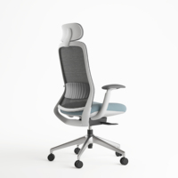 Silla de escritorio de alta calidad para el hogar con respaldo alto de altura ajustable y función completa de China, silla de oficina con reposabrazos