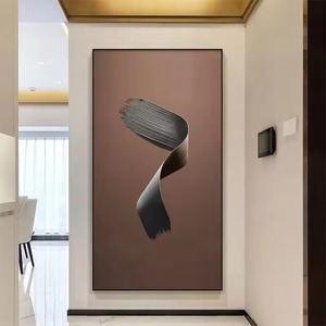 Venta al por mayor moderno <span class=keywords><strong>abstracto</strong></span> cristal porcelana <span class=keywords><strong>pintor</strong></span> que vive en hotel de alta calidad de lujo sala de estar decoración LED arte de la pared - Product Image 3