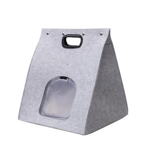 3 <span class=keywords><strong>in</strong></span> 1 Multi Funktionen Faltbare Trage tasche für Haustiere Tragbare Hündchen Katzen trage Reise handtasche Indoor Outdoor Filz Katzen bett Haus - Product Image 5