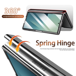เคสโทรศัพท์แบบกระเป๋าหนัง PU แม่เหล็กสำหรับ Samsung Z Fold 8 4 5 6 7 พร้อมช่องใส่บัตร รองรับการชาร์จไร้สาย ป้องกันการกระแทก - Product Image 4
