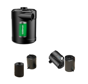 Mini Bomba de Aire Eléctrica, Batería Recargable de 5200mAh, Plástico, Presión de 4000pa, 3 Boquillas, Inflador Rápido para Piscinas Inflables - Product Image 1