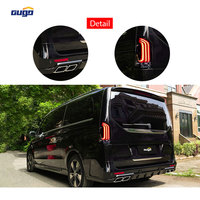 Kit de Carrocería GUGO W447 Estilo Maybach para Mercedes Benz Clase V W447 Vito 2016-2024, Parachoques Delantero y Trasero, Rejilla