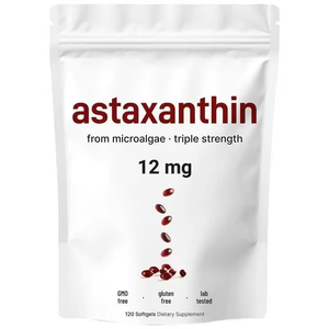 120 Softgel Gelatin <span class=keywords><strong>Astaxanthin</strong></span> Bebas <span class=keywords><strong>Astaxanthin</strong></span> Suplemen Bebas Gluten Softgel <span class=keywords><strong>Astaxanthin</strong></span> Bebas Susu Kapsul <span class=keywords><strong>Astaxanthin</strong></span> - Product Image 1