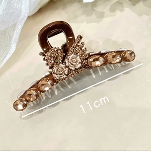 Pince à Cheveux Champagne Luxe Léger et Élégant, Design Simple et Original, en Acrylique pour Femme, Accessoire de Mode Tendance, Vente Chaude - Product Image 5