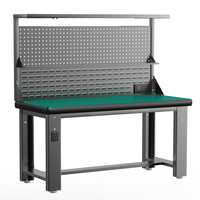 Banc de travail ESD robuste en acier léger pour usine, atelier, ligne d'assemblage, plateforme d'opération, entretien multifonctionnel extérieur OEM