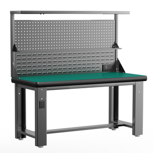 Banc de travail ESD robuste en acier léger pour usine, atelier, ligne d'assemblage, plateforme d'opération, entretien multifonctionnel extérieur OEM - Product Image 1