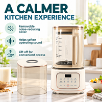 Multifunctionele sojamelkmaker, hete en koude blender, 1,5L glazen kan, kookmachine voor sojamelk, soep, pap en fruitdranken